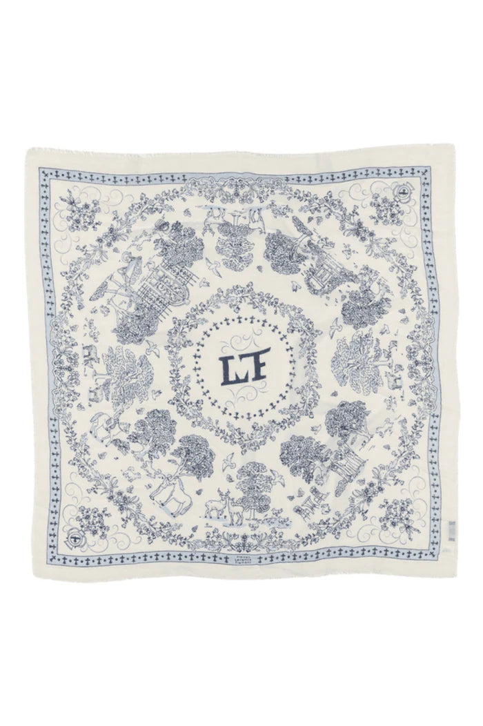Maison Lecomte Flament Toile de Jouy Navy LS