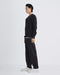 Rag & Bone Dexter Cotton Crew in Black