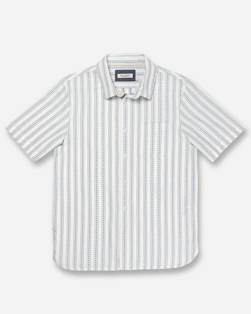 Ace Rivington Light Weight Tailored Shirt - Diamond Stripe