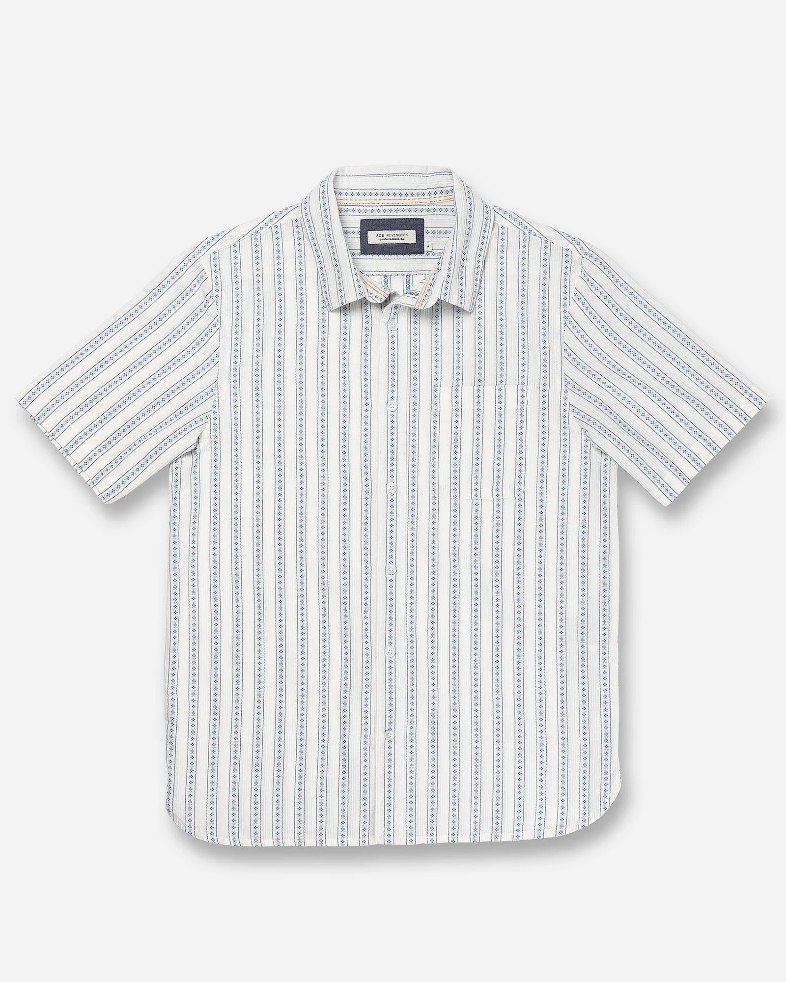 Ace Rivington Light Weight Tailored Shirt - Diamond Stripe