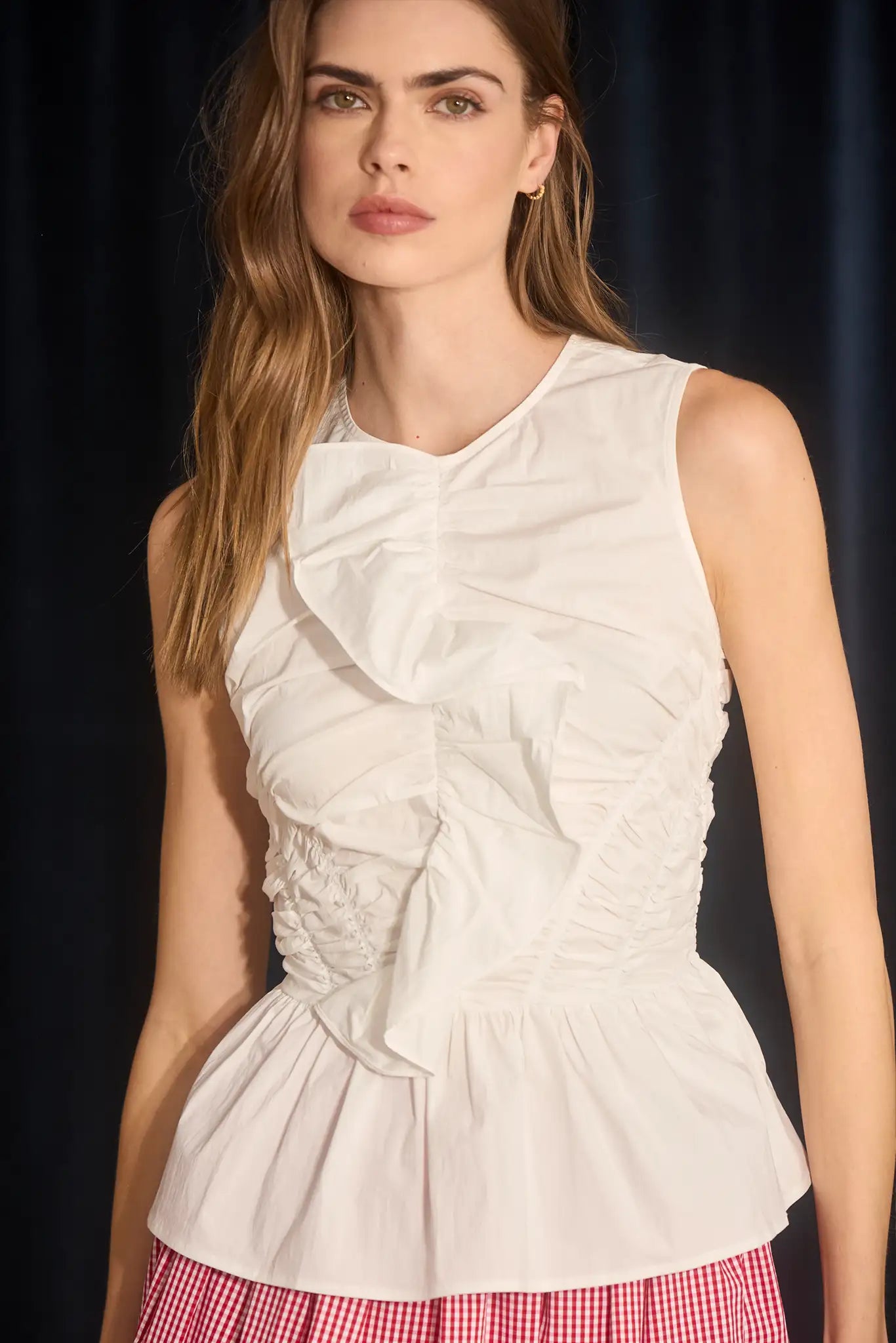 Hunter Bell Doering Top - Bright White