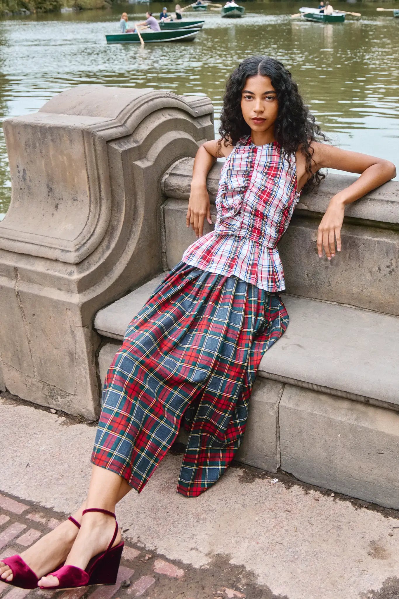 Hunter Bell Dominic Skirt - Belelmans Plaid