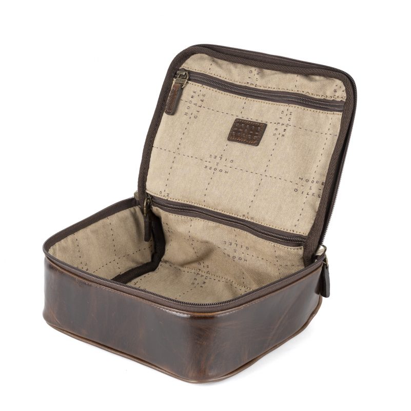 Moore and Giles Donald Wash Kit - Brompton Brown