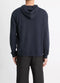 Vince Double-Face Cotton-Blend Hoodie - Coastal Blue/Ultramarine