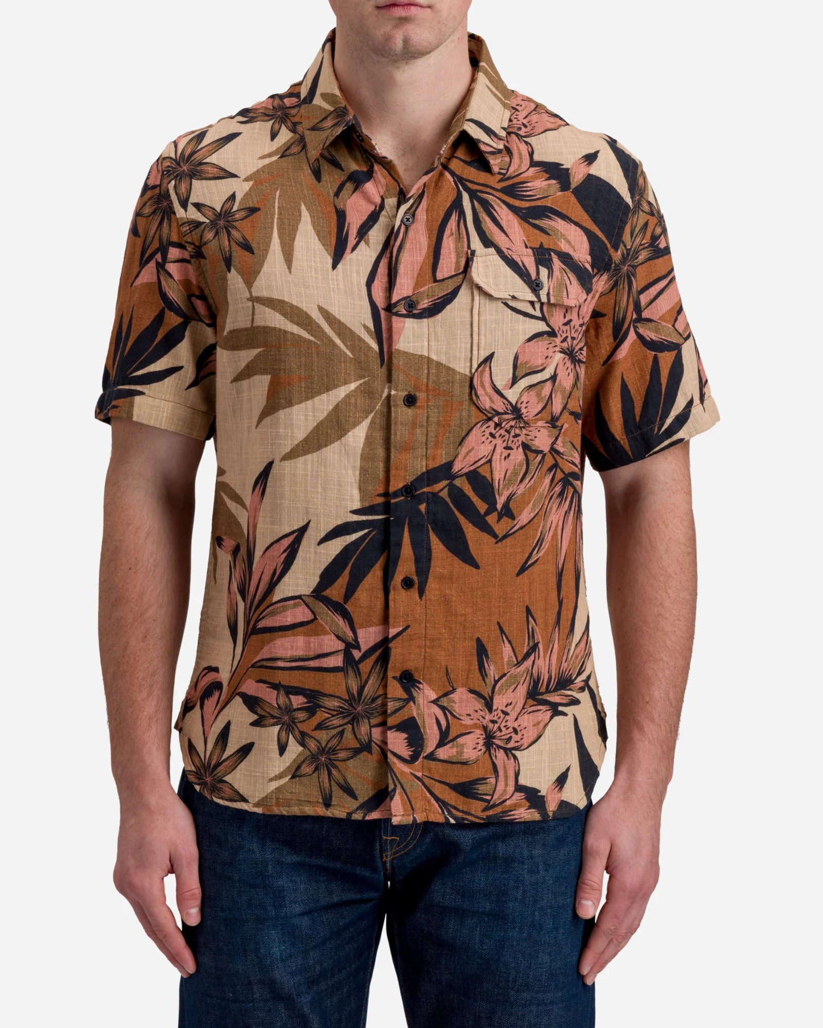 Ace Rivington Double Gauze Camp Shirt - Camo