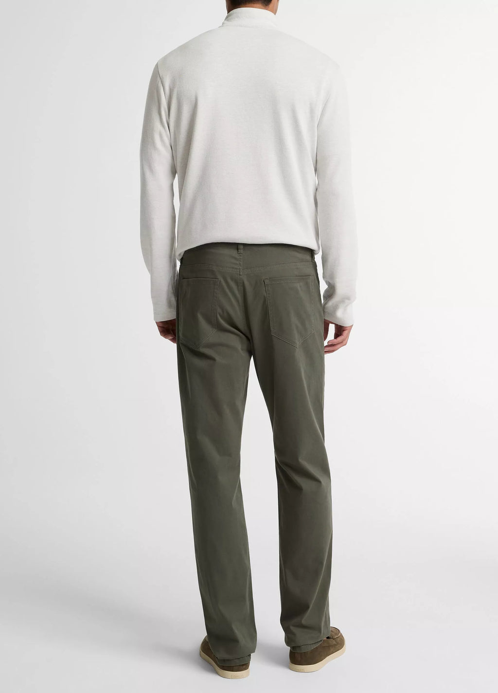 Vince Dylan Slim 5-Pocket Cotton Sateen Pant - Sycamore