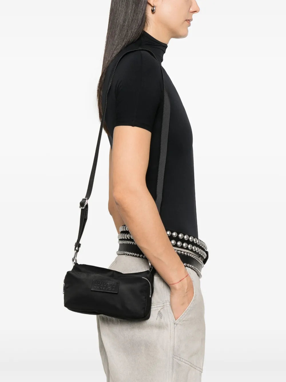 MM6 Maison Margiela Cross Body Bag - Black