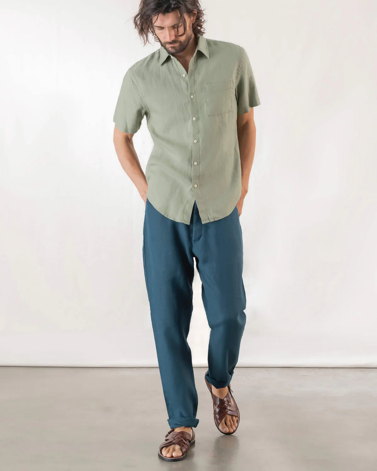 Alex Crane Ola Shirt - Moss