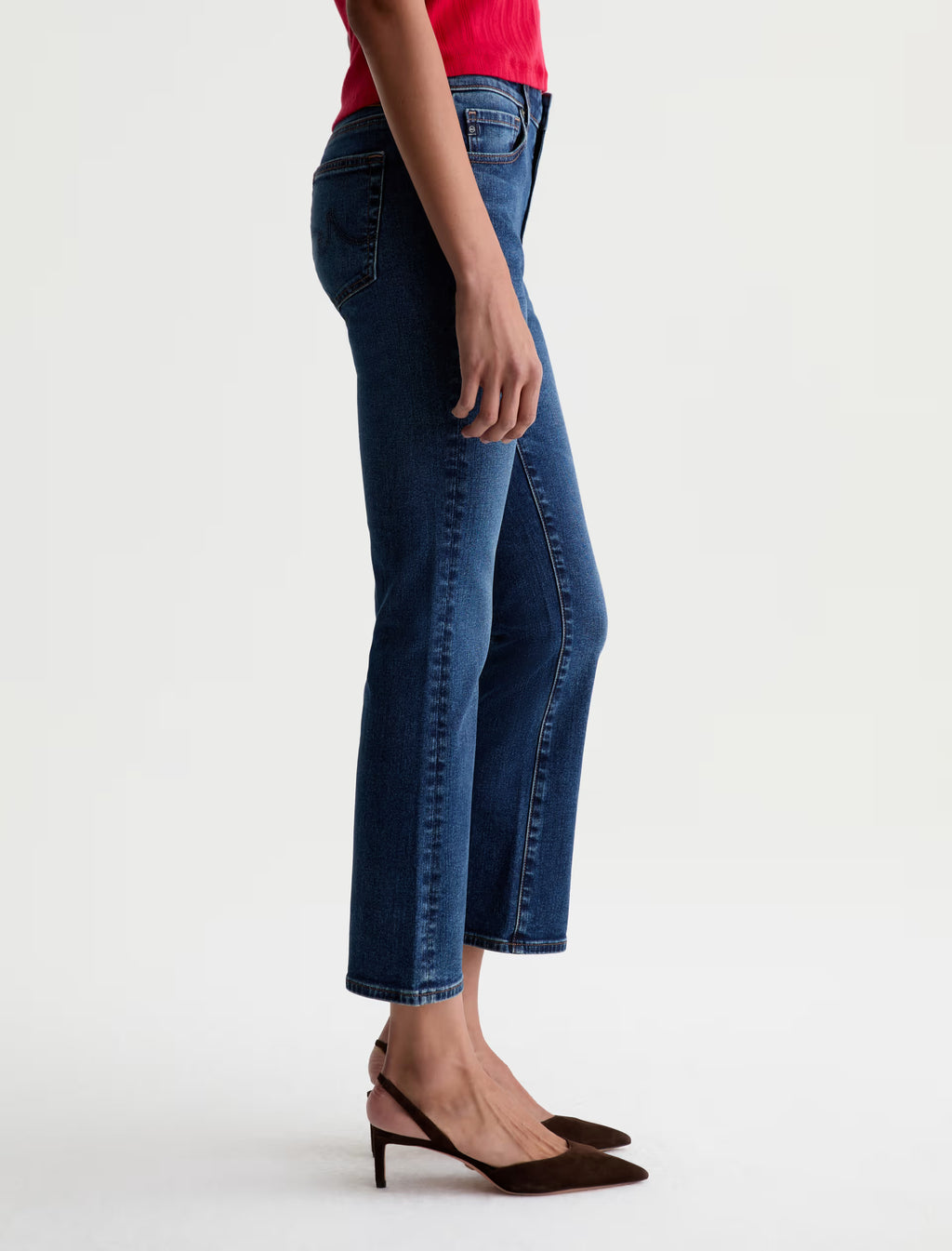 AG Farrah Boot Crop Jean Mid-Rise Kick Flare - Harmonica