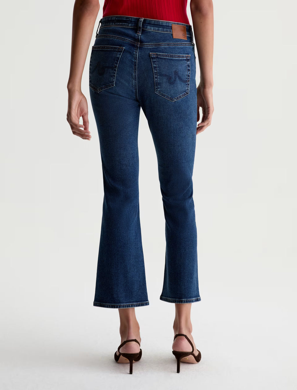 AG Farrah Boot Crop Jean Mid-Rise Kick Flare - Harmonica