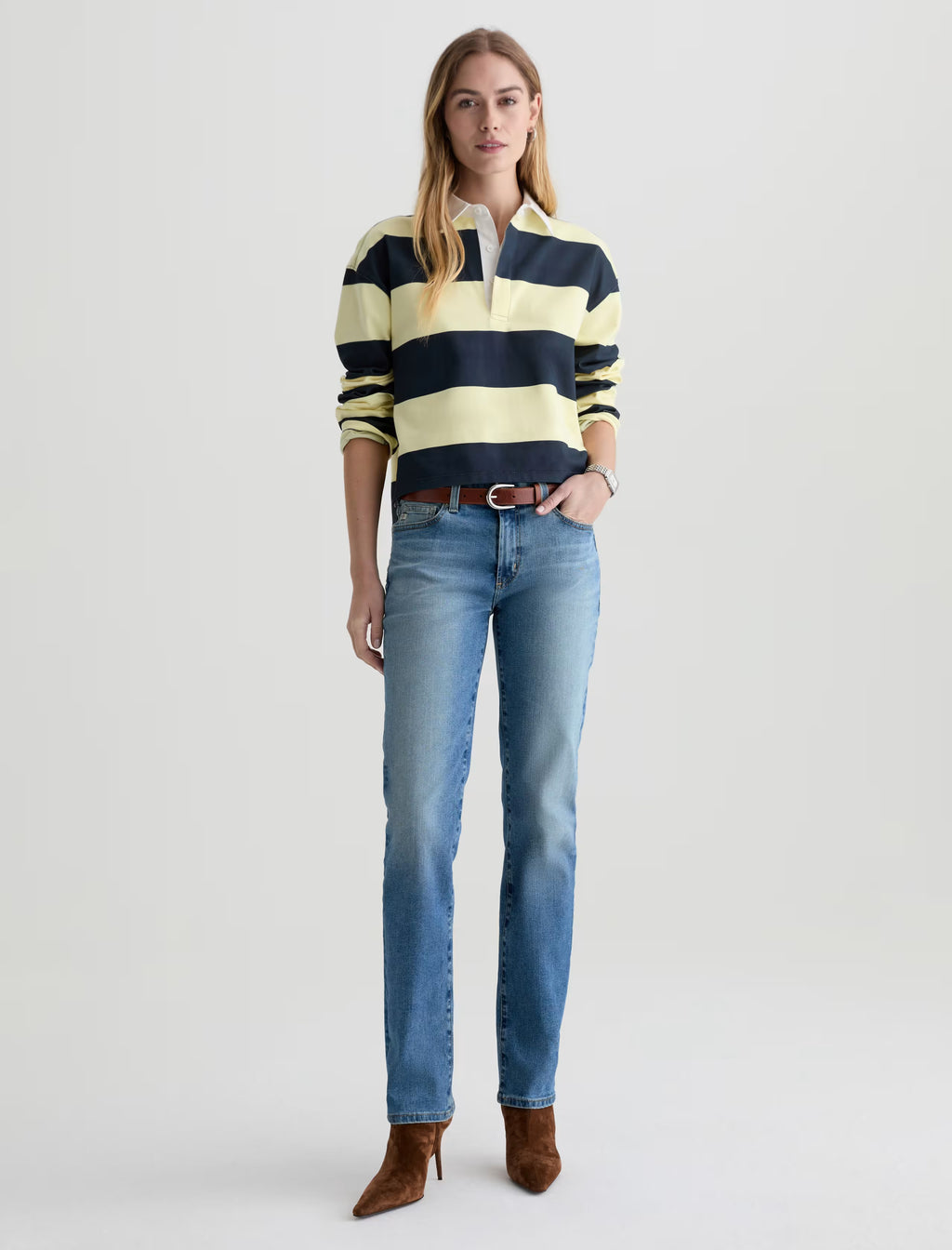 AG Sandra Jean Low-Rise Straight - 15 Years Aviator