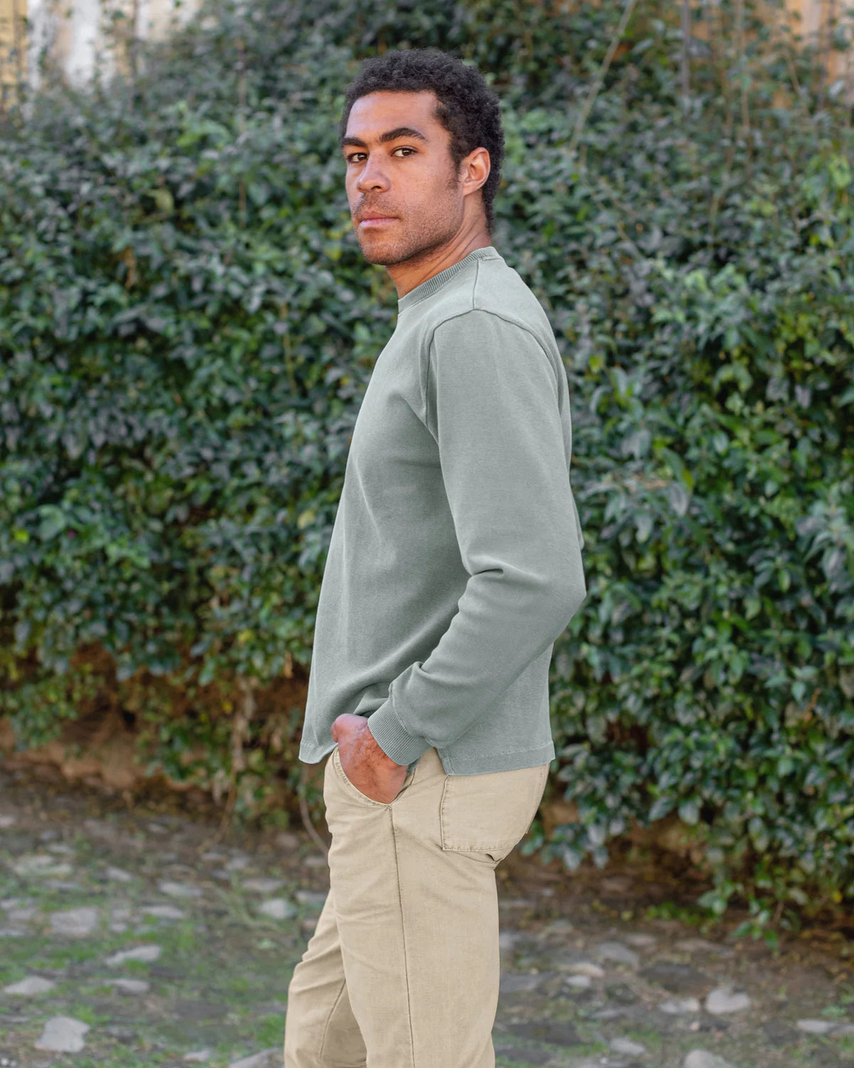 Alex Crane Caza Crewneck - Jade