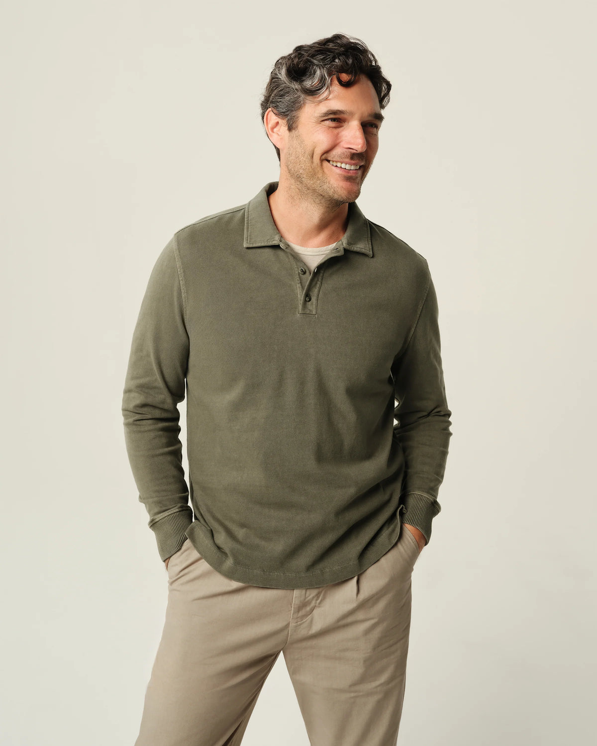 Alex Crane Caza Rugby Polo - Olive