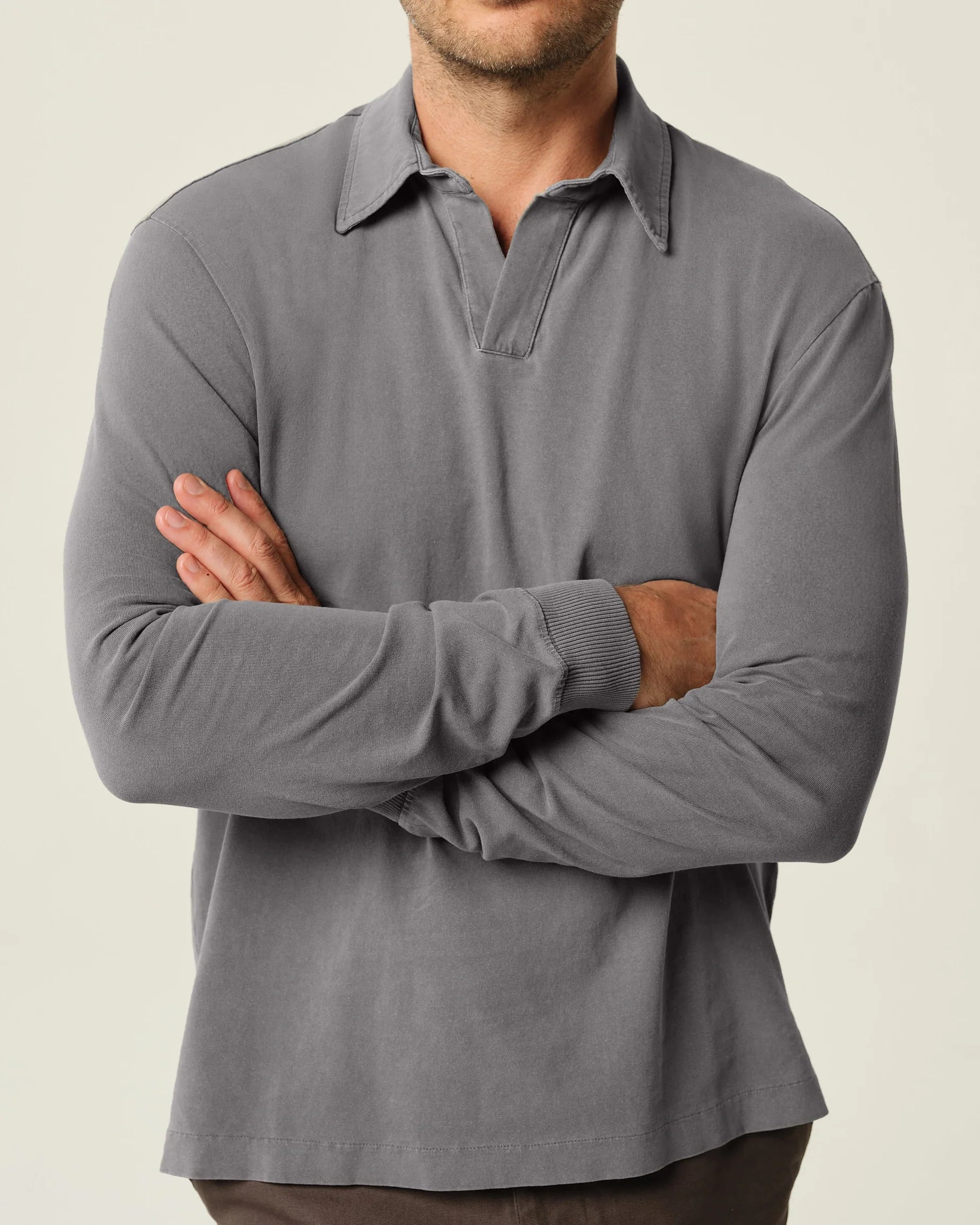 Alex Crane Featherweight Caza Polo - Slate