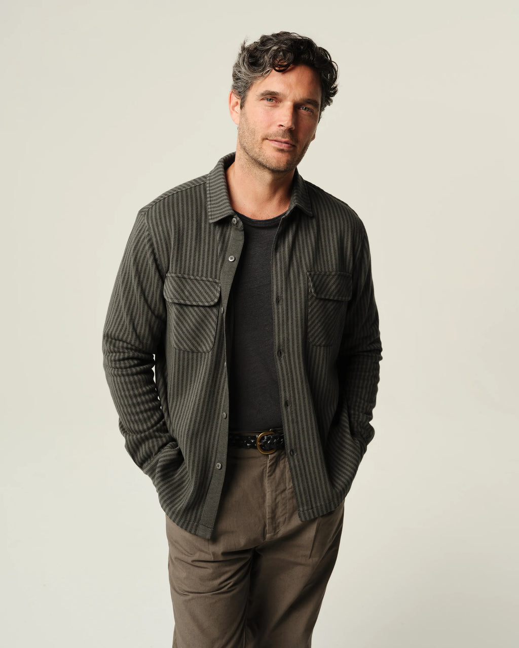Alex Crane Jac Sweater Shirt - Juniper
