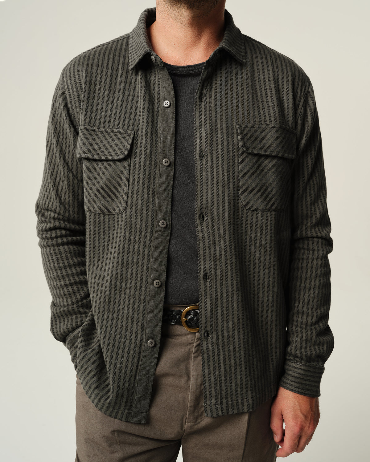 Alex Crane Jac Sweater Shirt - Juniper