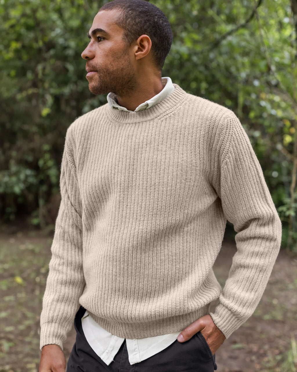 Alex Crane Vale Sweater - Bone