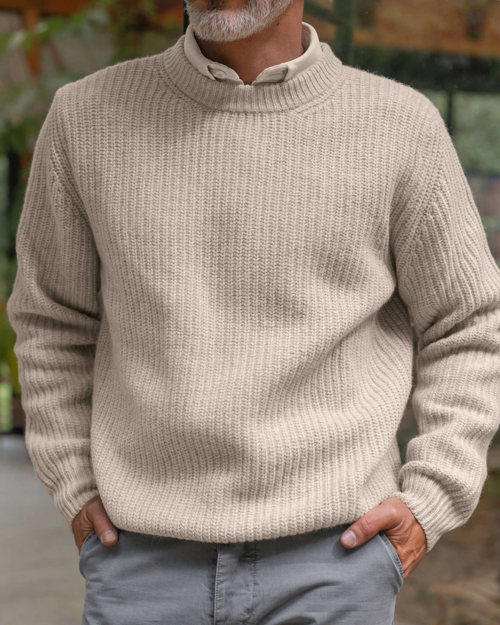 Alex Crane Vale Sweater - Bone