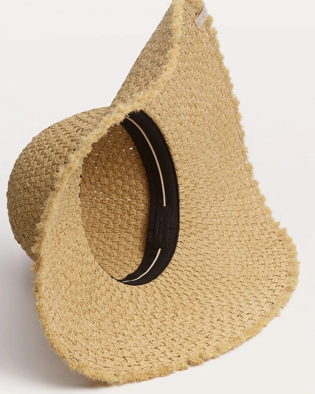 Rag & Bone Ella Straw Sun Hat- Natural Straw