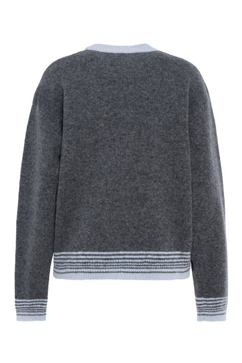 Tela Engin Sweater - Melange Grey