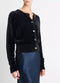 Vince Eyelash Cardigan - Black