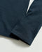 Billy Reid Long Sleeve Herringbone Polo - Carbon Blue