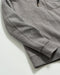 Billy Reid Quilted Half Zip in Medium Grey