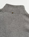 Billy Reid Quilted Half Zip in Medium Grey