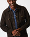 Billy Reid Savoy Suede Workshirt - chocolate