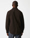 Billy Reid Savoy Suede Workshirt - chocolate