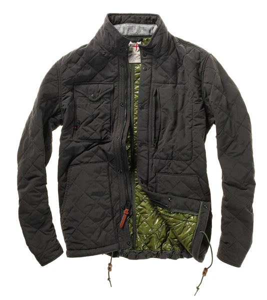 Relwen Quilted Tanker - Charcoal