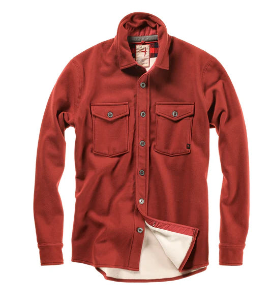 Relwen Pique Fleece Workshirt  - Terra