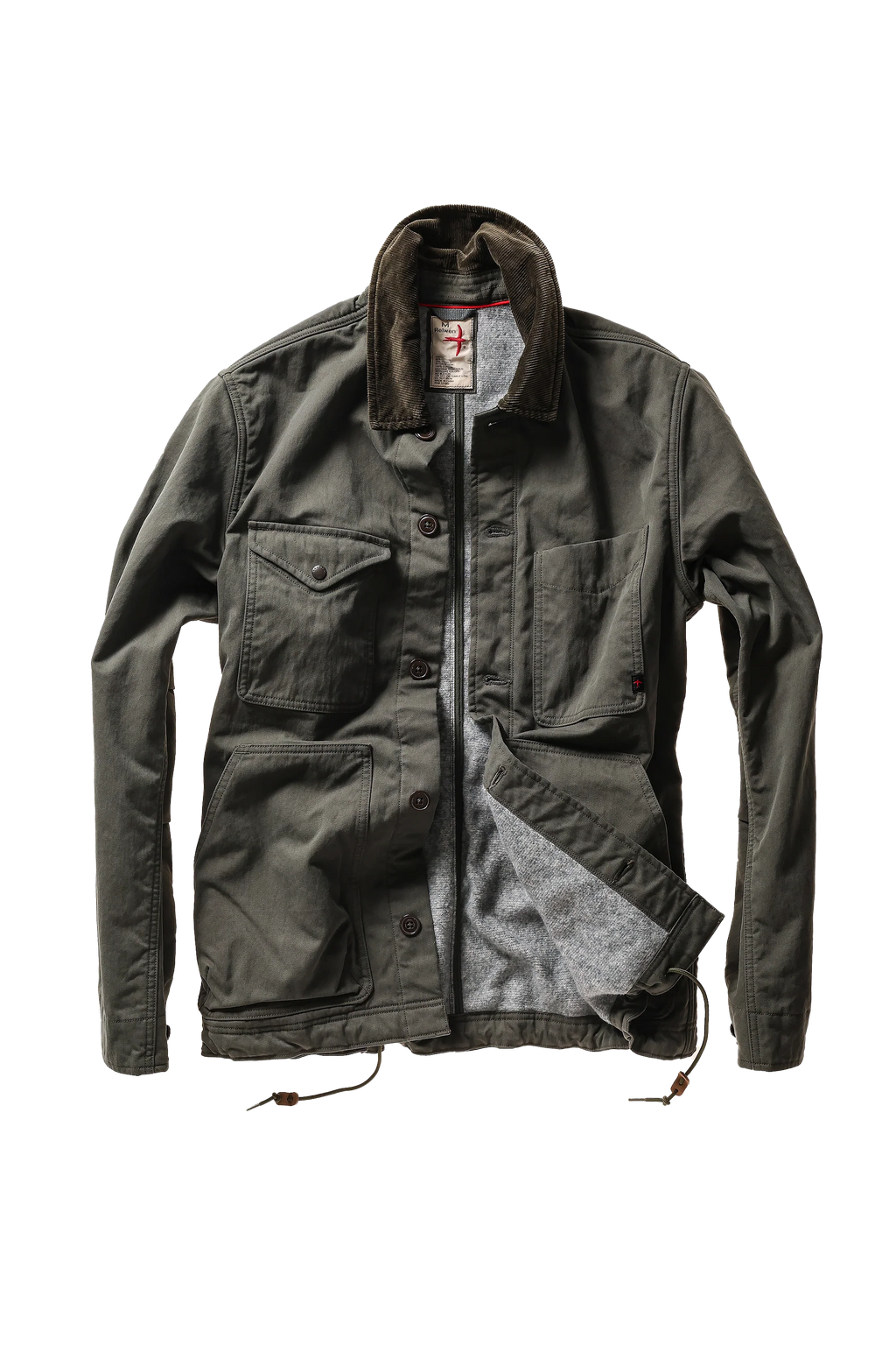 Relwen Pile-Lined Chore Coat - Forest Canvas