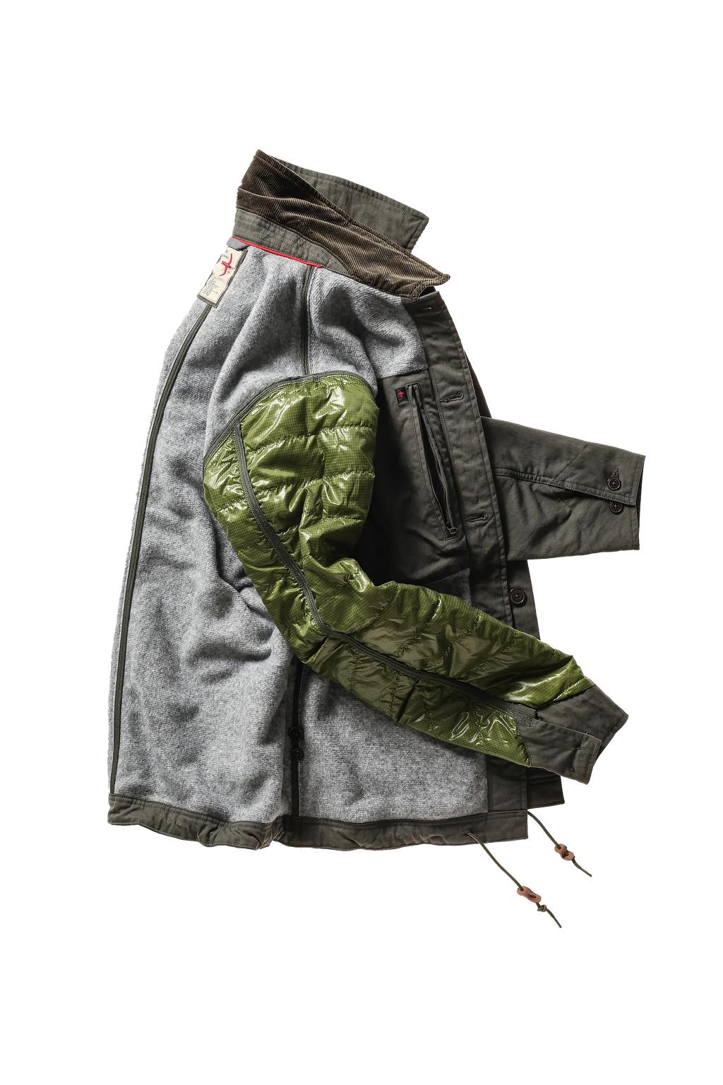 Relwen Pile-Lined Chore Coat - Forest Canvas