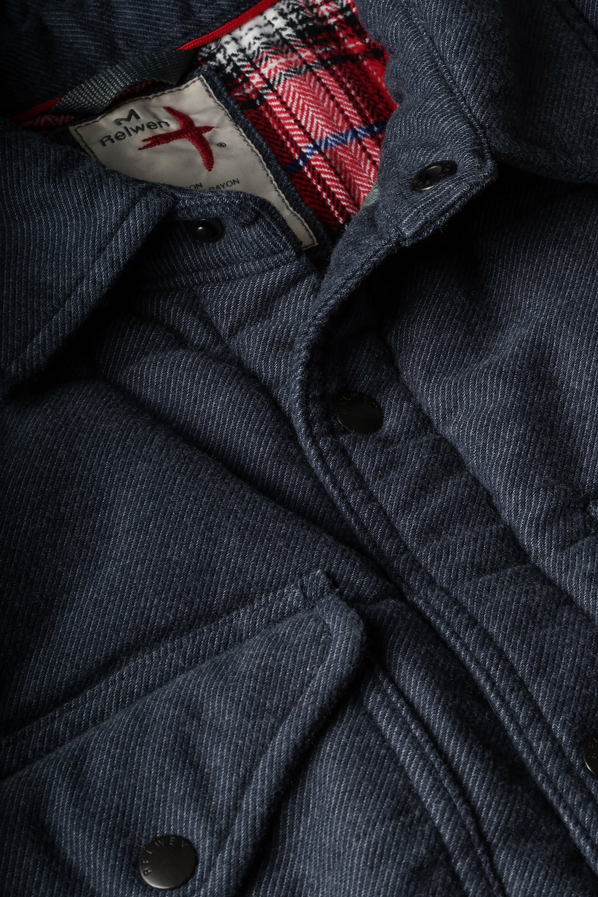 Relwen Moleskin Snap CPO - Navy