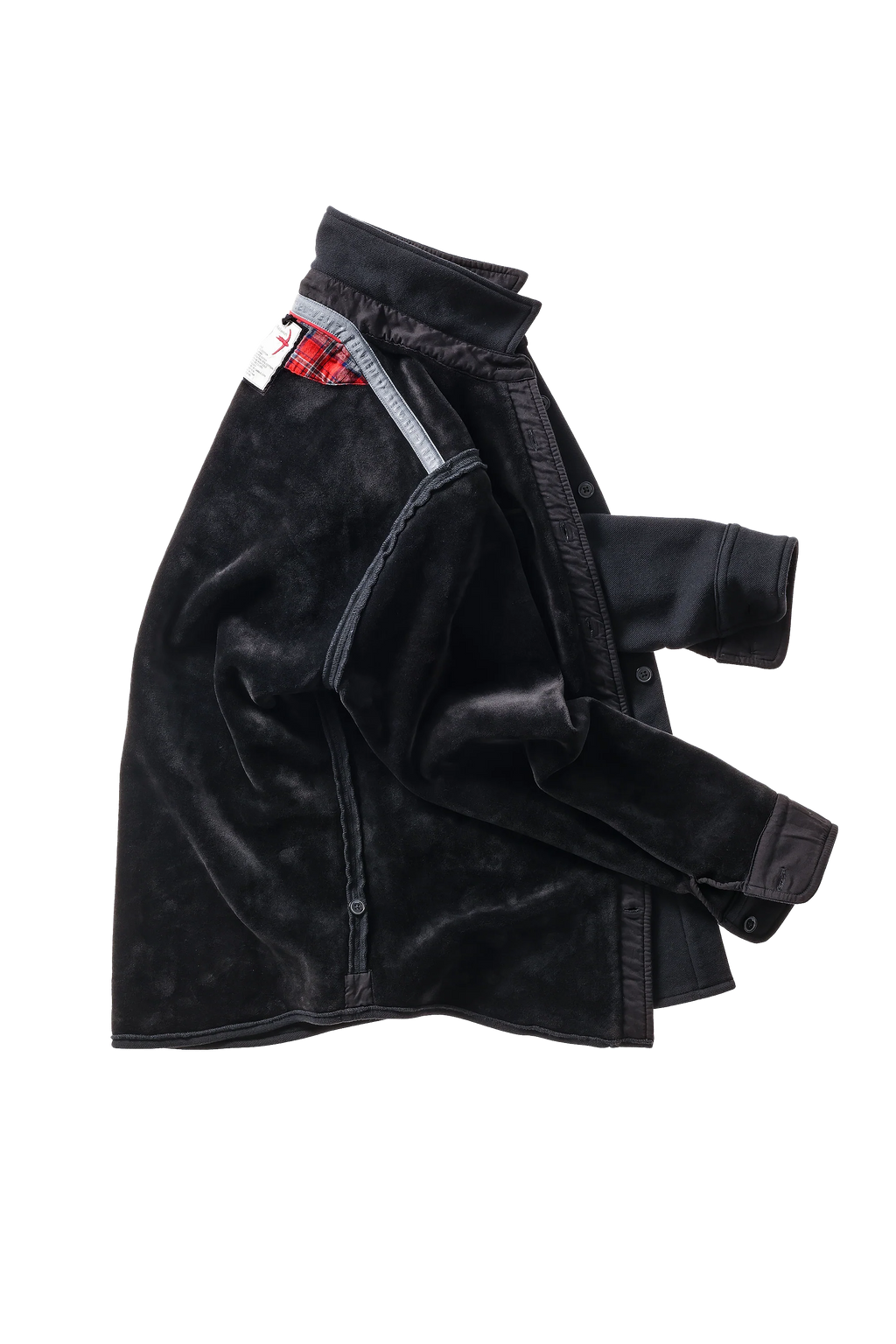 Relwen Pique Fleece Workshirt - Black