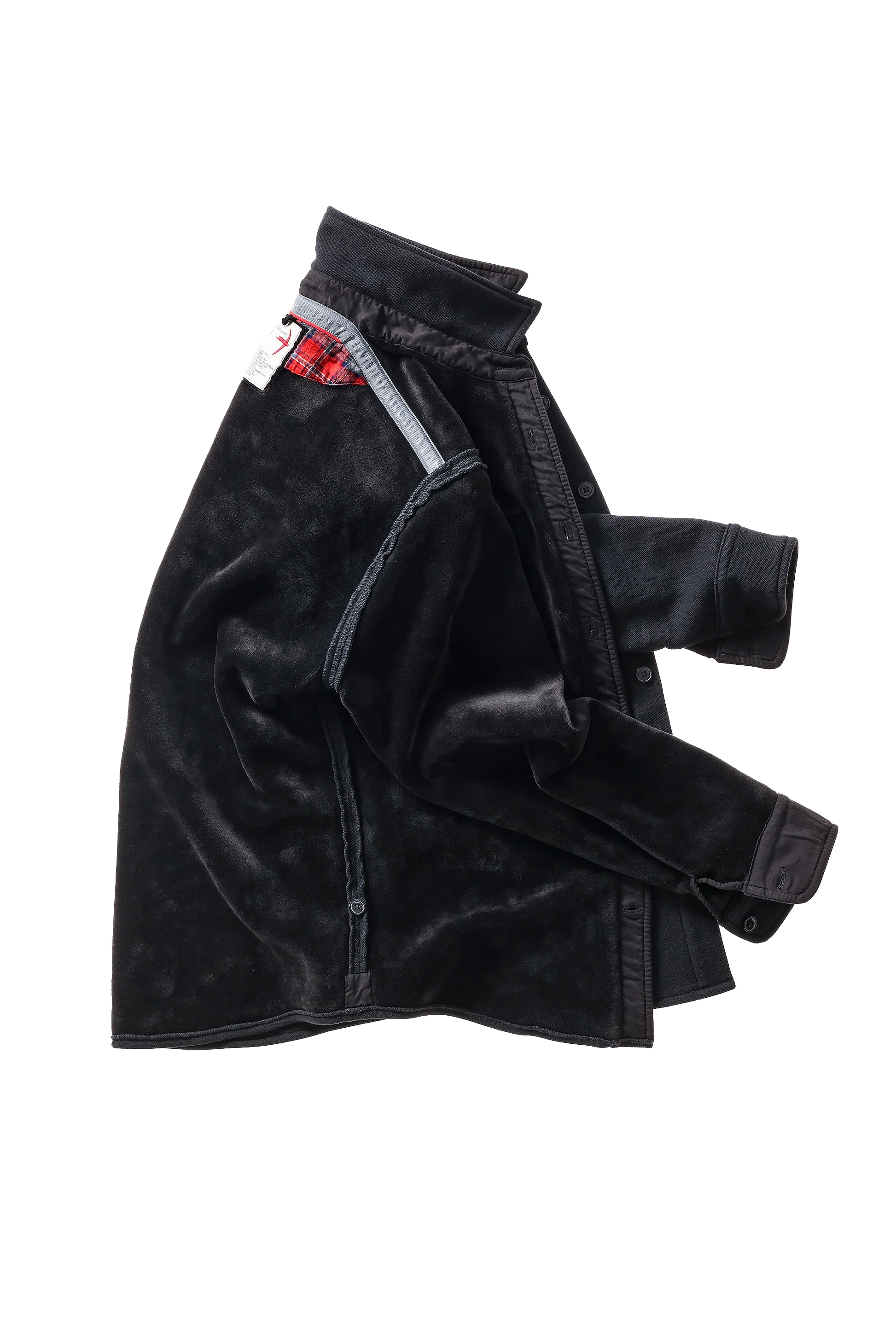 Relwen Pique Fleece Workshirt - Black