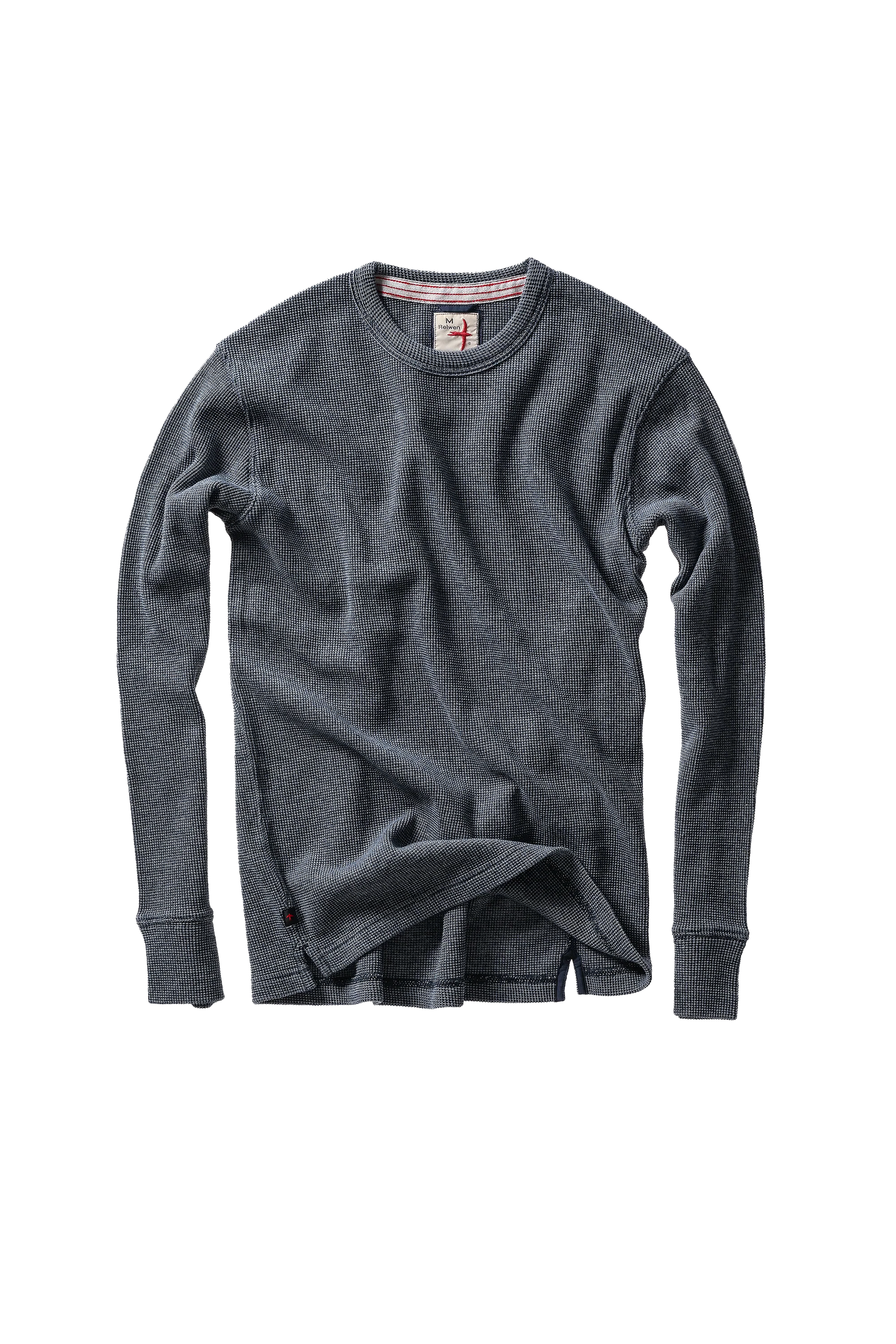 Relwen Bi-Waffle Crew - Navy