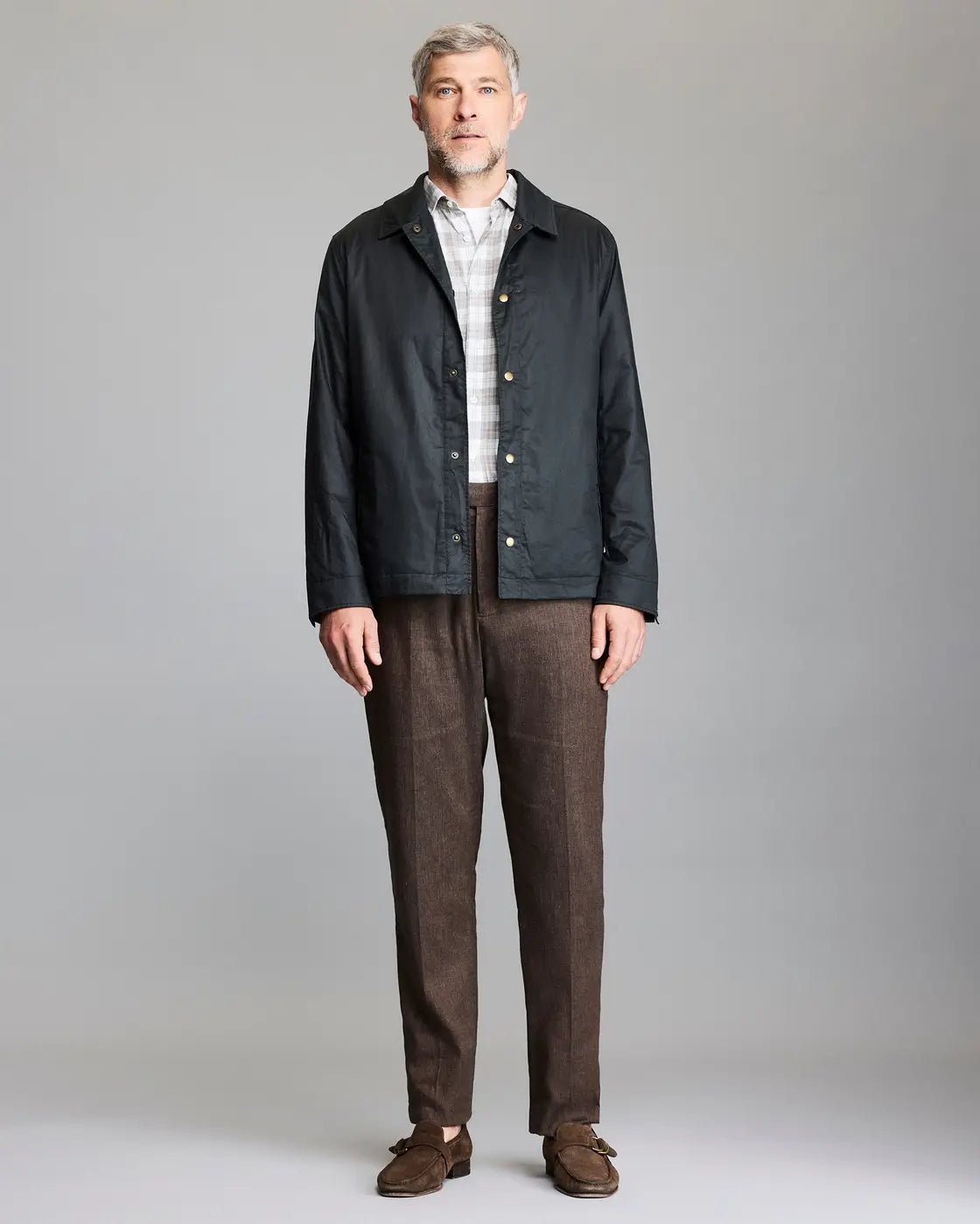 Billy Reid Harrison Jacket- Dark Rosin