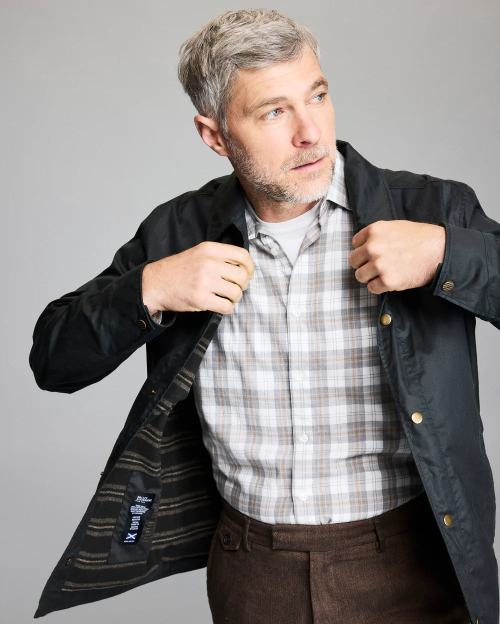 Billy Reid Harrison Jacket- Dark Rosin