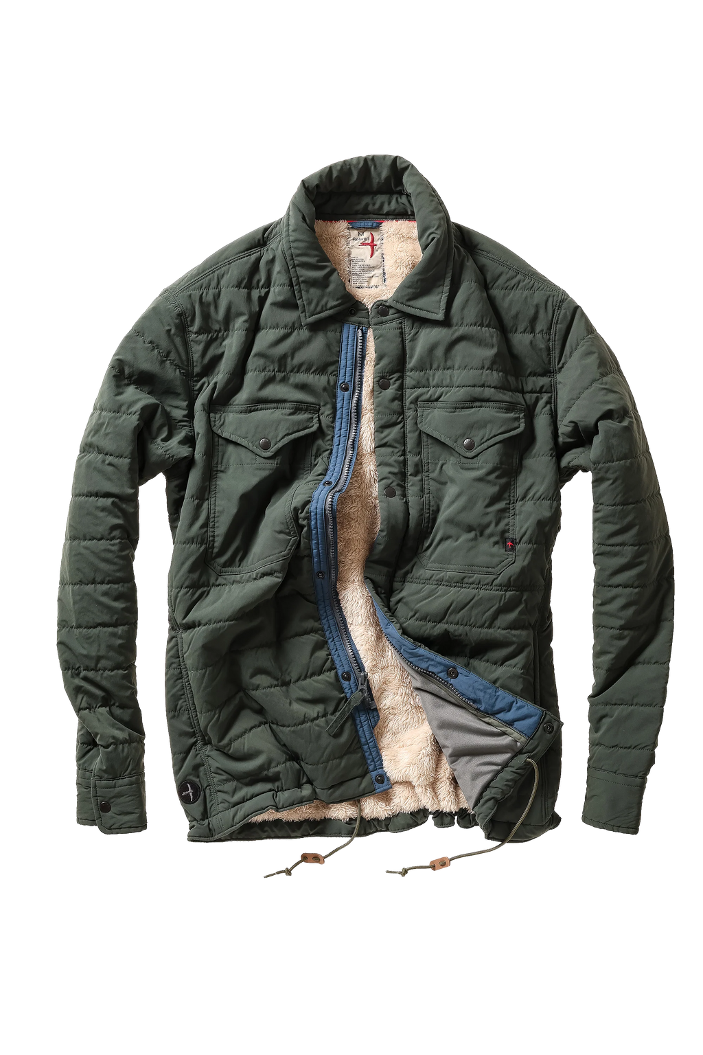 Relwen Quilted Superfleece Jacket - Dark Forest