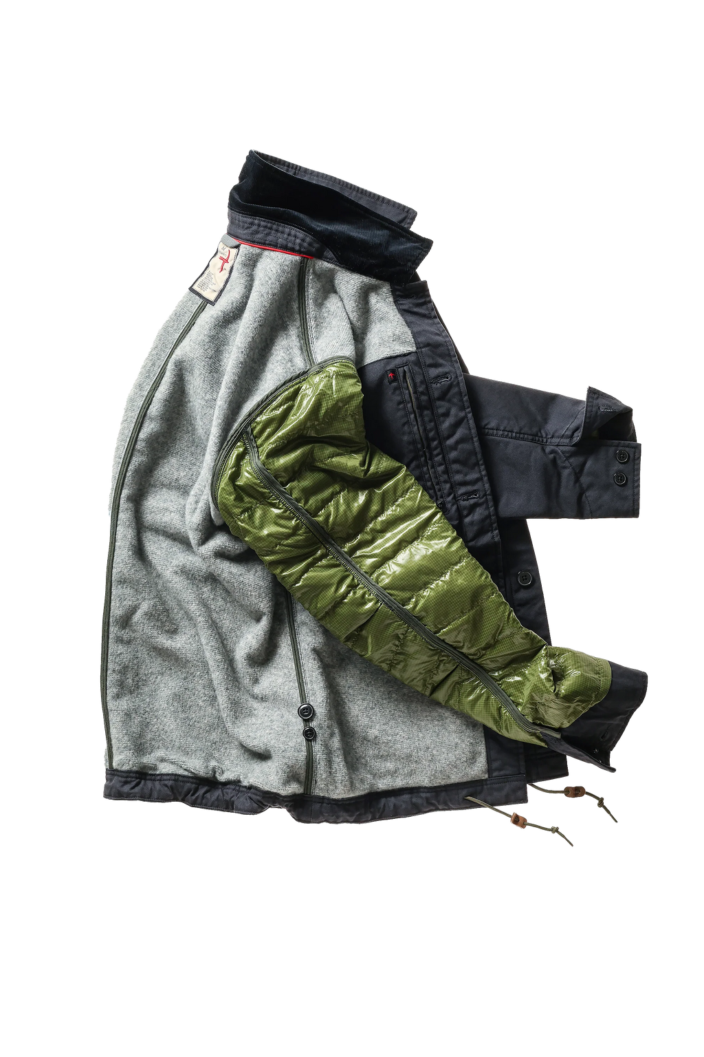 Relwen Pile-Lined Chore Coat - Dark Navy