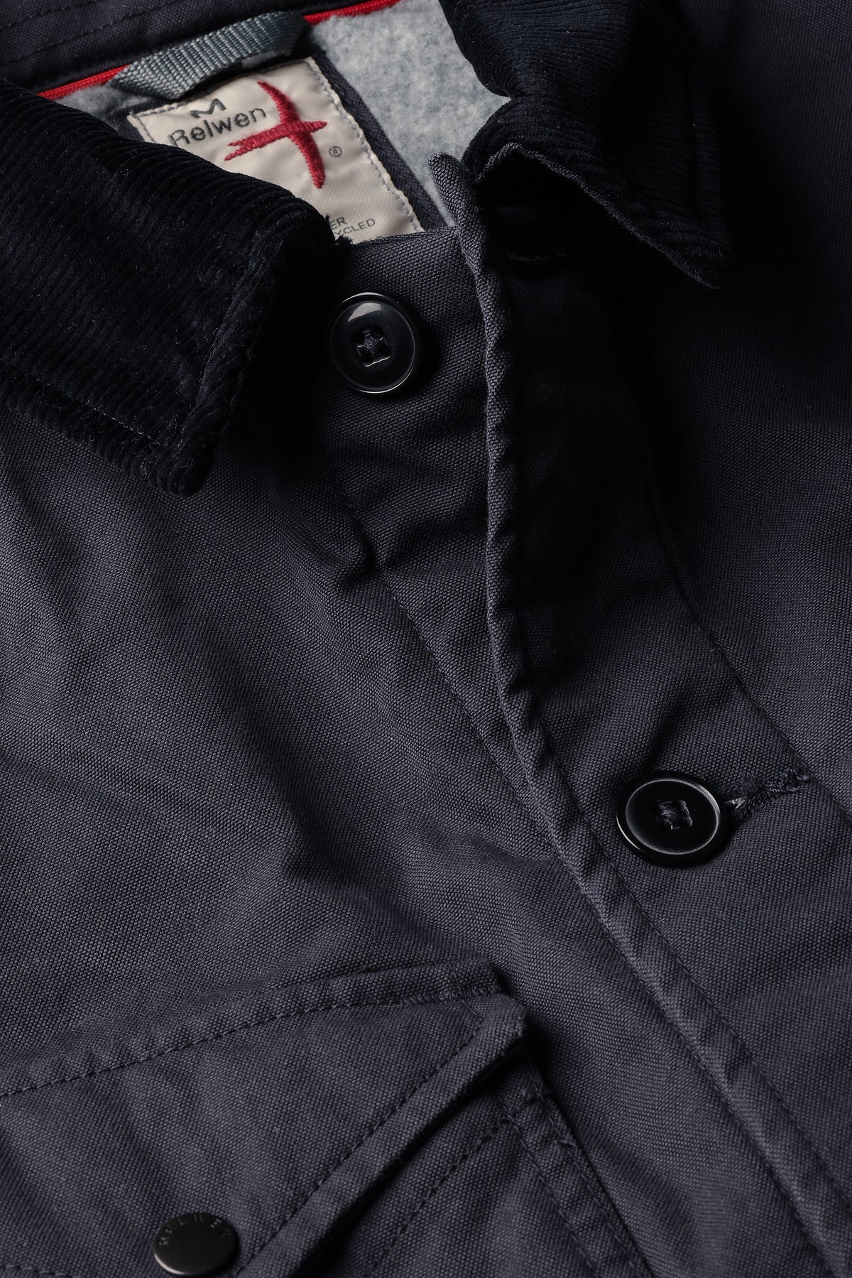 Relwen Pile-Lined Chore Coat - Dark Navy