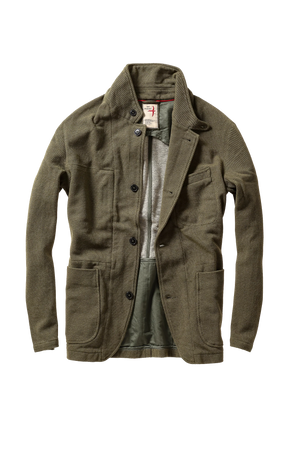 Relwen Pique Trap Blazer - Army Fade Heather