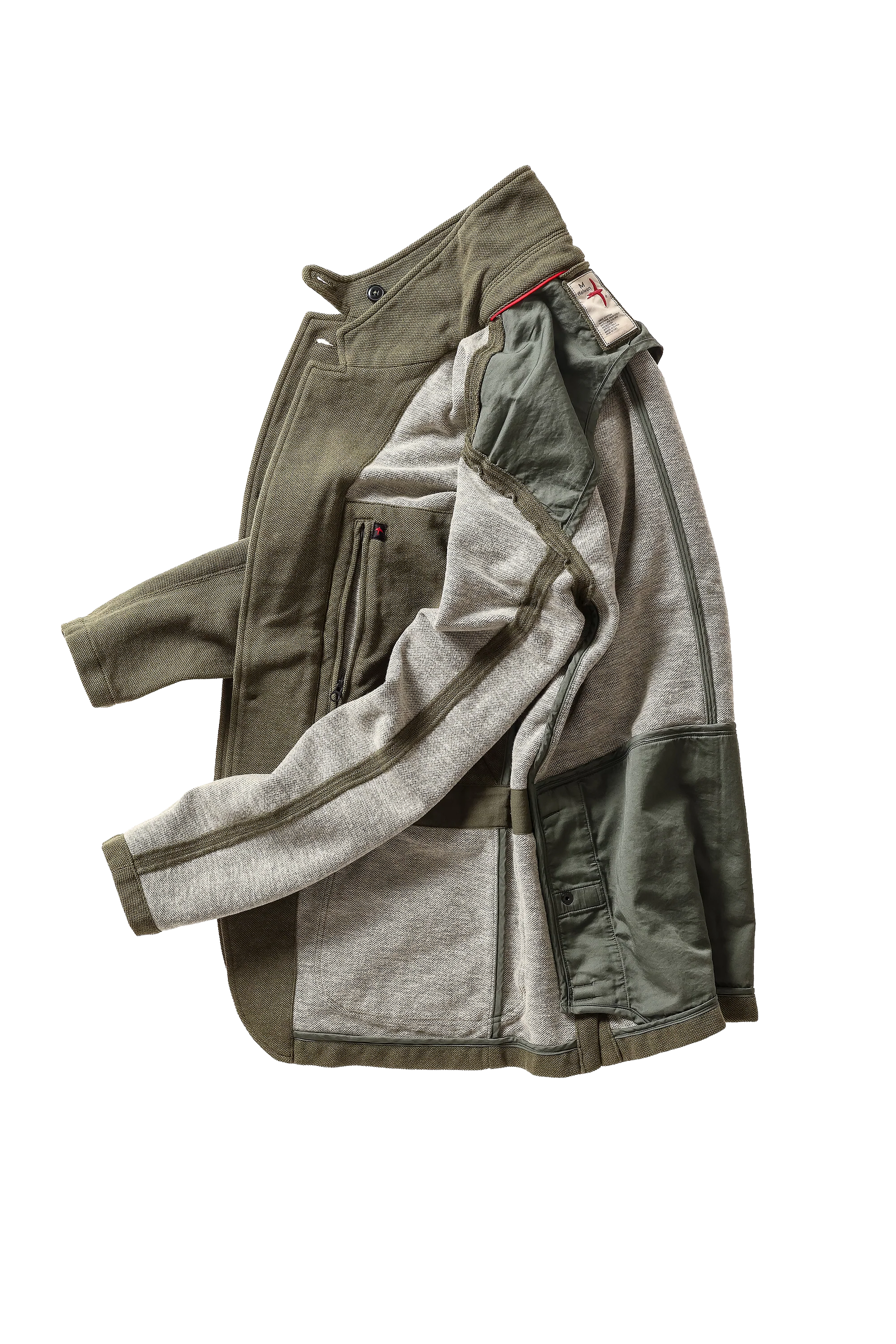 Relwen Pique Trap Blazer - Army Fade Heather