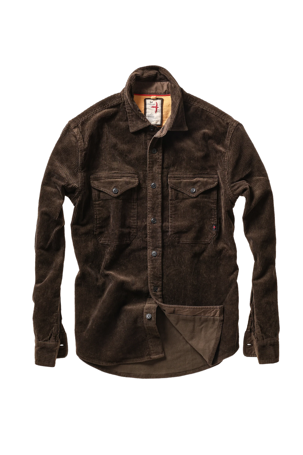 Relwen Cord Workshirt - Coffee