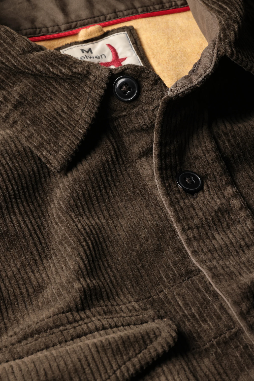 Relwen Cord Workshirt - Coffee