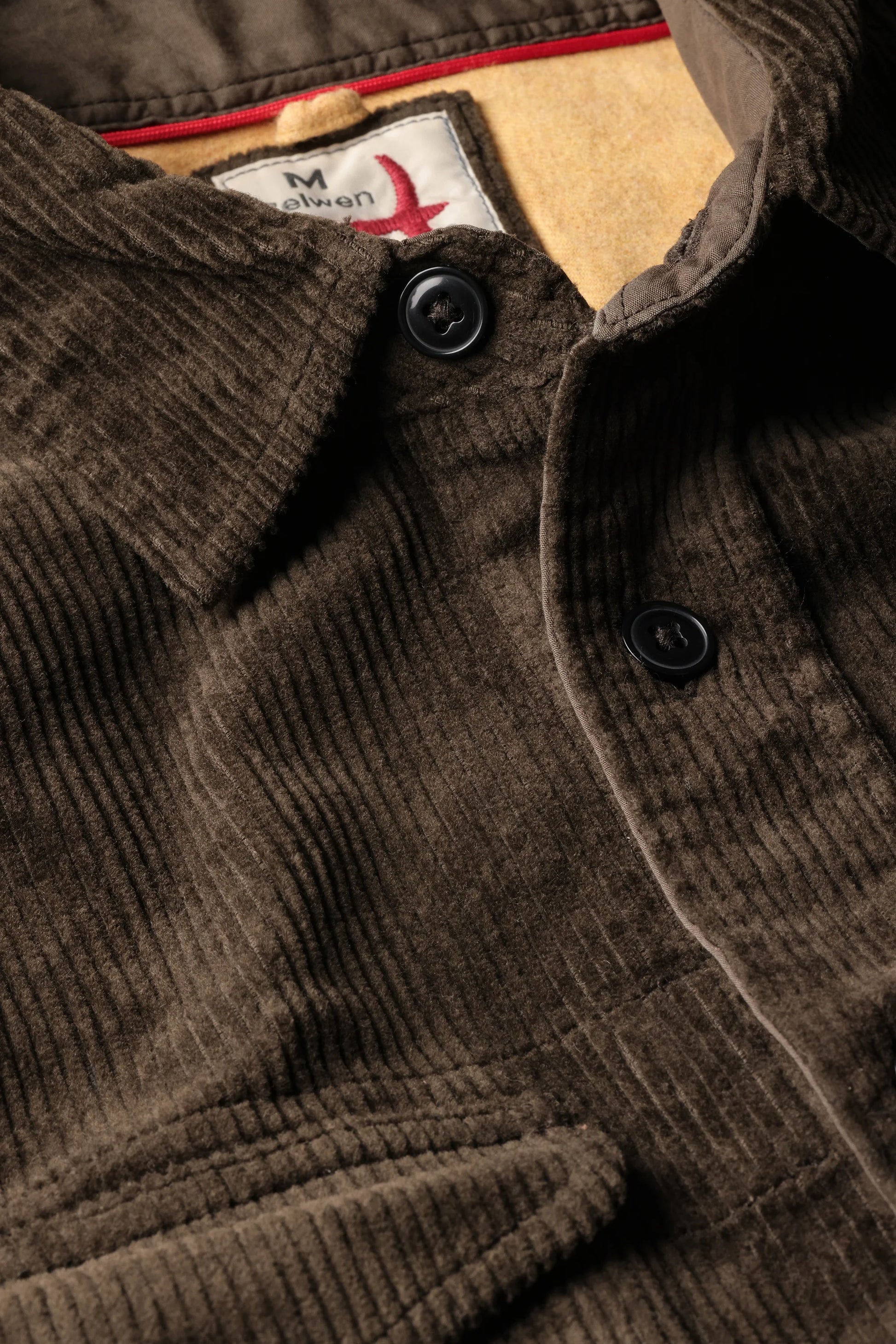 Relwen Cord Workshirt - Coffee