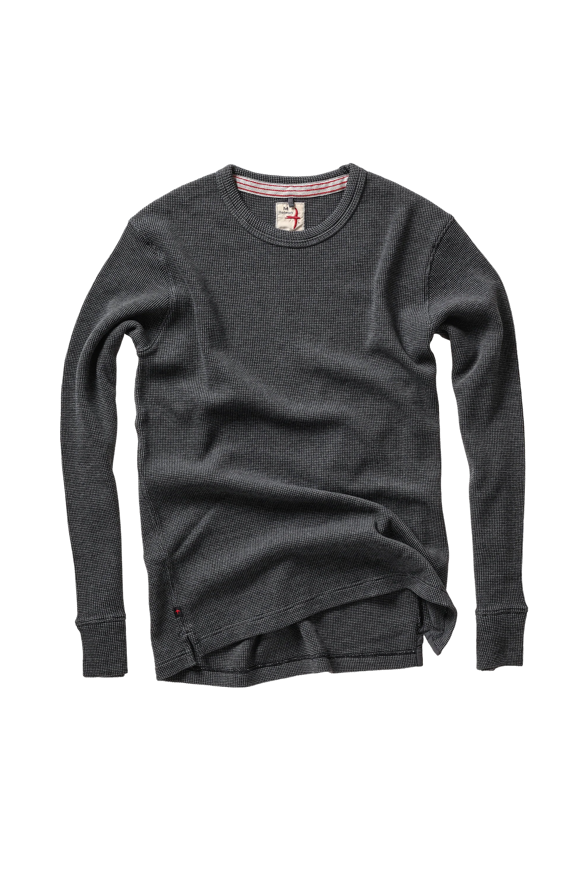 Relwen Bi-Waffle Crew - Dark Charcoal