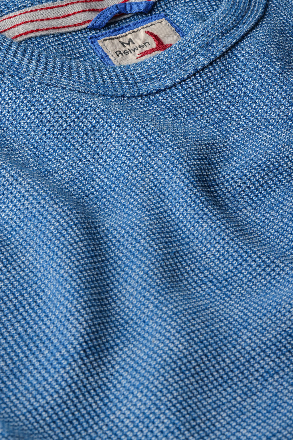 Relwen Bi-Waffle Crew - French Blue